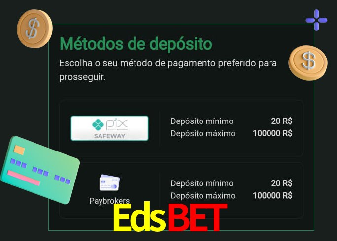 O cassino Edsbet oferece uma grande variedade de métodos de pagamento